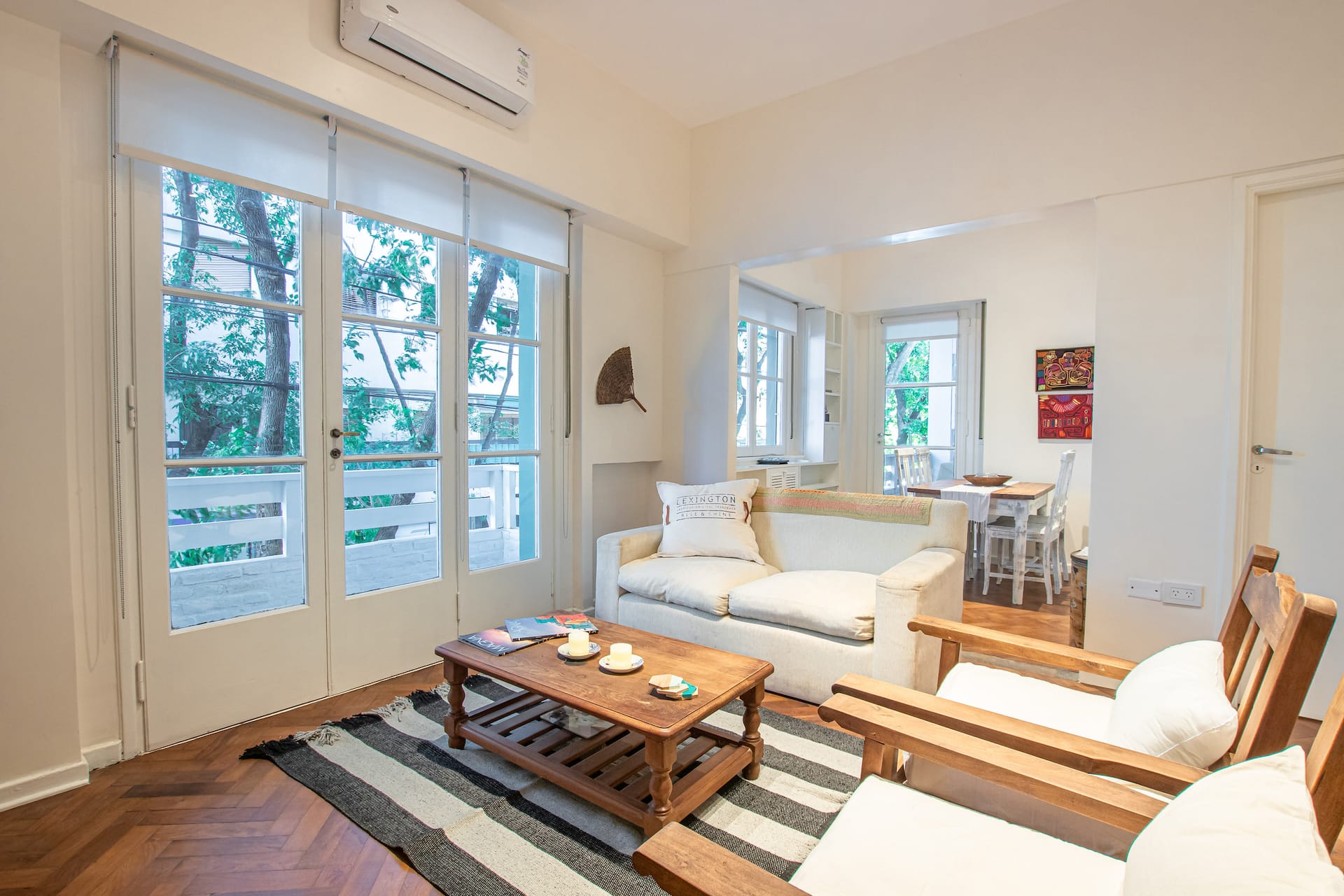 One-bedroom apartment with two balconies in Belgrano