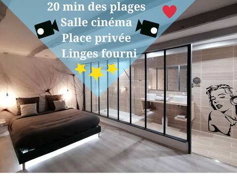 House 65M² fully equipped! With MOVIE THEATER!!!