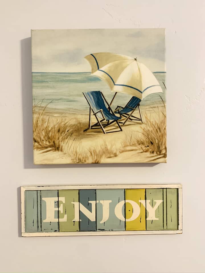 นั่งและอยู่ที่นี่สักพัก "เดอะบีชรูม" เตียงคิงไซส์/ห้องนอน 1