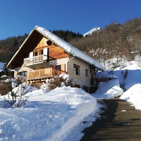 Airbnb performant: L'Allemonite. Apartment with stunning views à Allemond