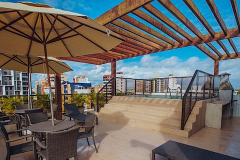 Top Airbnb: 3 Bedroom Apartment with Wi-Fi, Terrace, Close to Everything! in Cabedelo