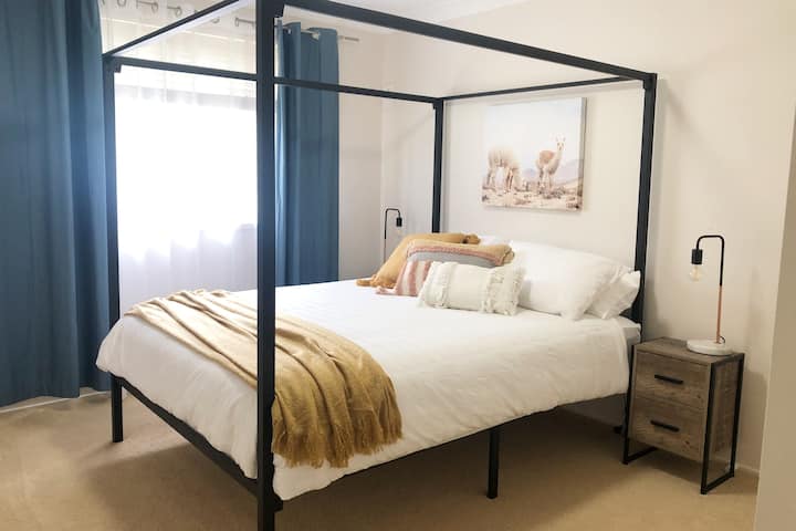 Bedroom /second level/ queen/ wardrobe.