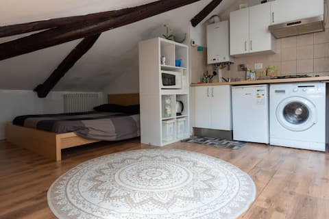 Beautiful attic 200 meters from Porta Susa