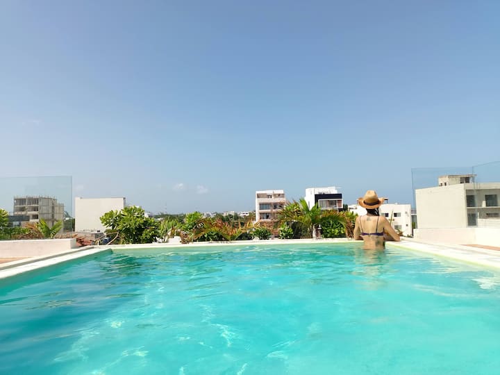 Z29- Penthouse Downtown Playa 3 Bedrooms - Playa del Carmen