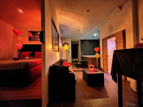 Le Loft Lens : Jacuzzi - sauna - hammam (⭐⭐⭐⭐)