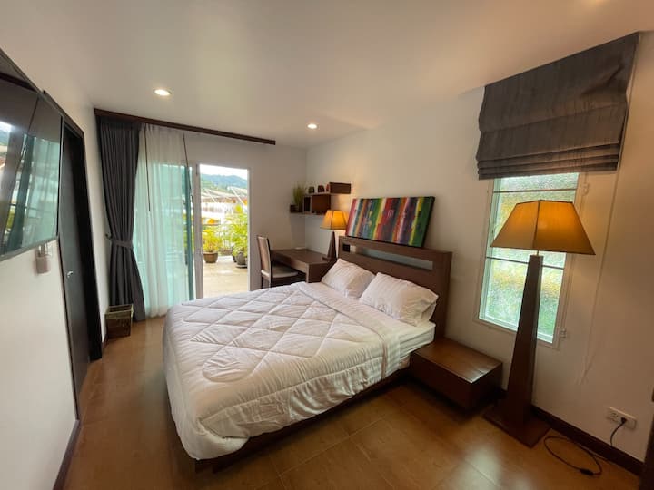 غرفة في الطابق الثاني مع تراس