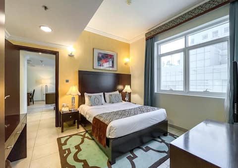 Top Airbnb: One Bhk ! Daily cleaning ! Near Moe ! Al Barsha in Al Barsha First