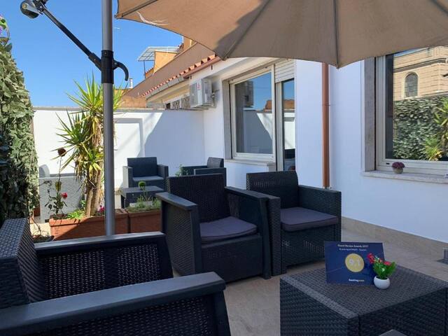 Roma apartment suite terrace penthouse