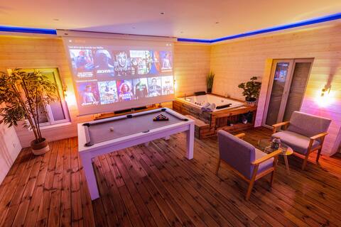 La vigne d 'Aubière 2 / Spa Jacuzzi Sauna Billiards