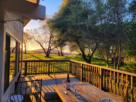 Private Vineyard Home - 25 Acre, Pets ok, King bed