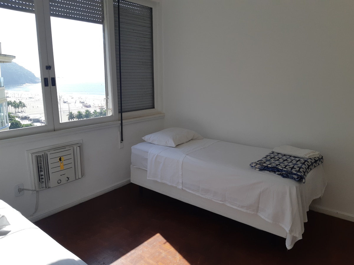 ห้อง 1 - วิวด้านข้างของชายหาดโคปาคาบานา