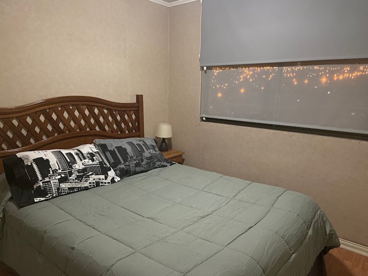 Chumba cha 2, kina kitanda cha sehemu 2, kabati 