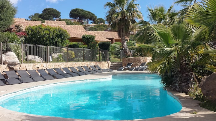 Villa Dans Résidence Font  De  Mer Avec Belle Vue - コルス