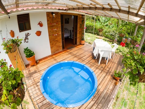 Cozy house with a hot tub in Fusagasugá