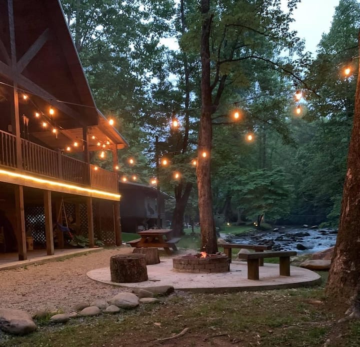 Right on the Tellico River