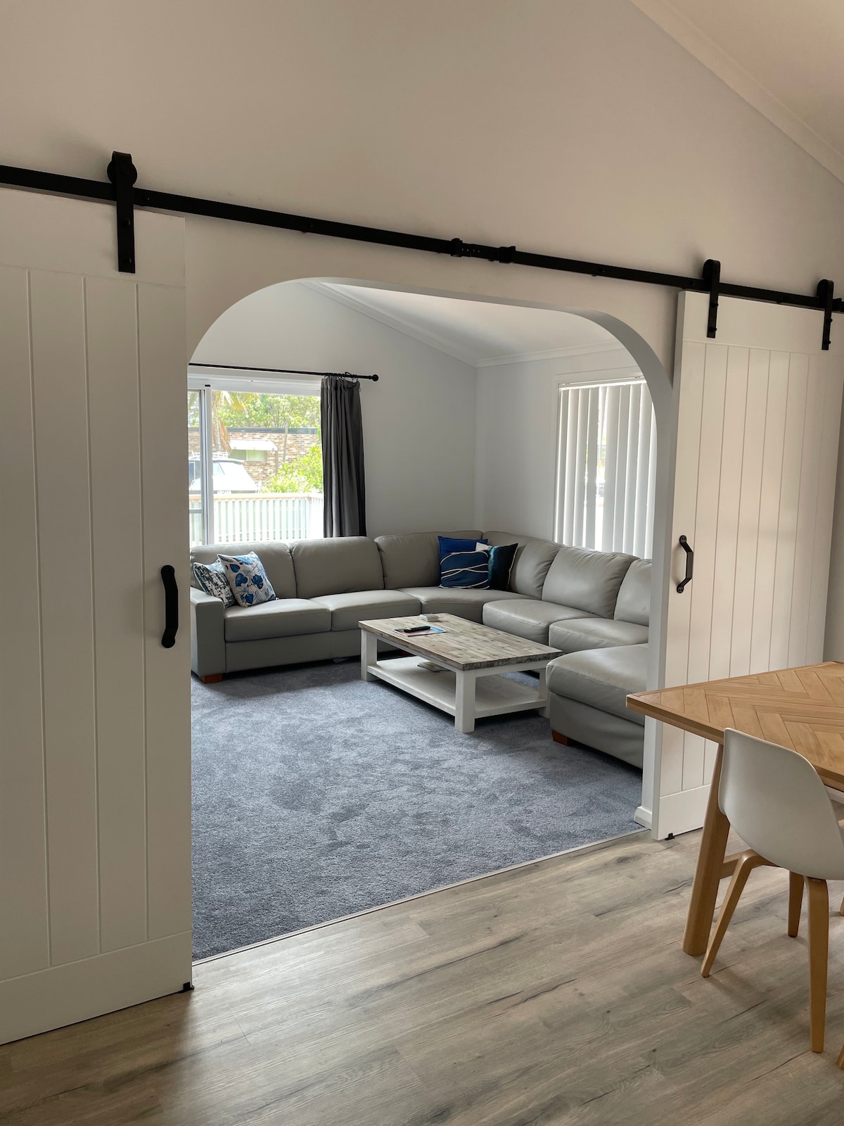 Popular Airbnb listing: "Blue Abbey" renovated 3br home in Shoal Bay in Shoal Bay