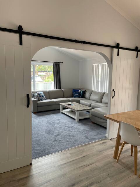 Popular Airbnb listing: "Blue Abbey" renovated 3br home in Shoal Bay in Shoal Bay