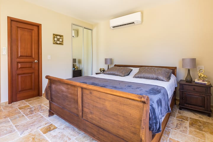 Bedroom #3 main house - ground floor - king bed