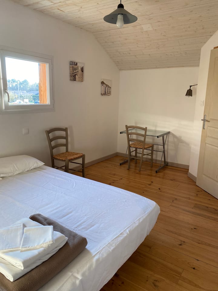 Chambre double à l'étage - Villa Miellerie