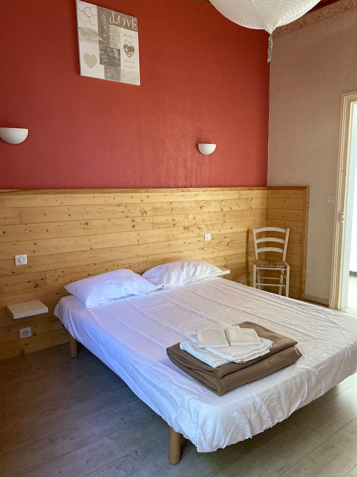 Chambre orange - Villa Traditionnelle