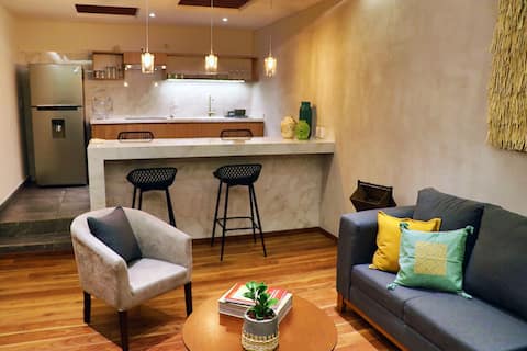Apartment 3 blocks from the Cathedral of Morelia