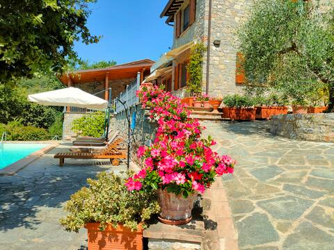 Charming stone house with pool