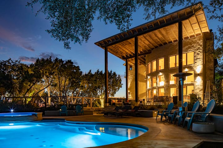 The Retreat At Crystal Creek - 8 Mi. To Dt, 9br - Austin, TX