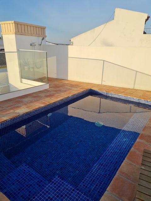 Tavira Center - Rooftop, pool and 2 patios