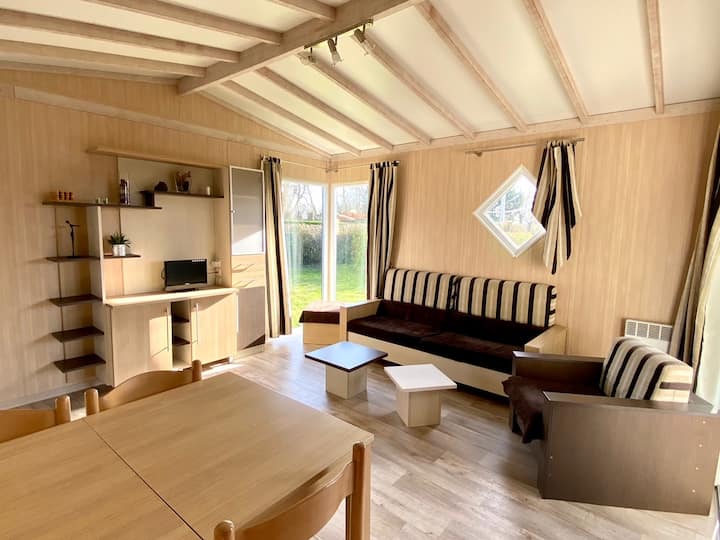 Le Safran : Chalet Avec Spa - Sur Domaine Equestre - Vendée