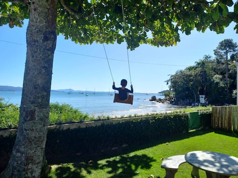 Popular Airbnb listing: Beach House - Jurerê waterfront - Right on the sand in Jurere Leste