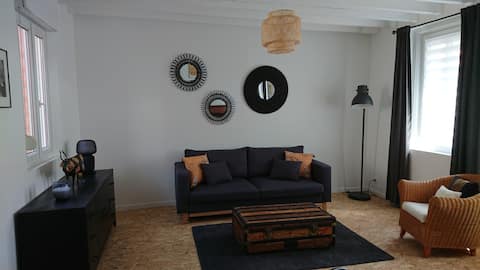 Popular Airbnb listing: "La Caouaise" Gîte in Cayeux-sur-Mer for 4 people in Cayeux Sur Mer