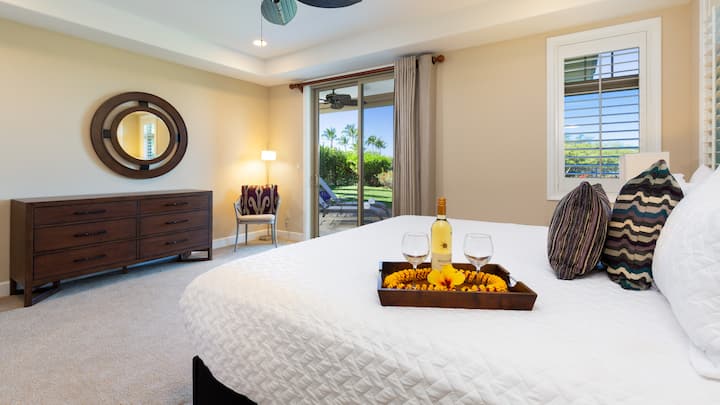 Suita kryesore #1 me krevat dopio "King", ambient privat dhe hyrje në lanai