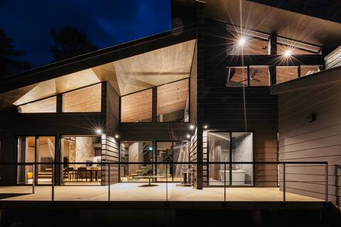 AURORA: Popular brand - HUUM - Authentic wood sauna, BBQ fire on private terrace, all rooms fully ai