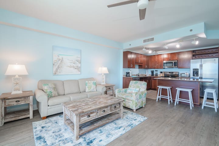 إطلالة على المطبخ لغرفة المعيشة