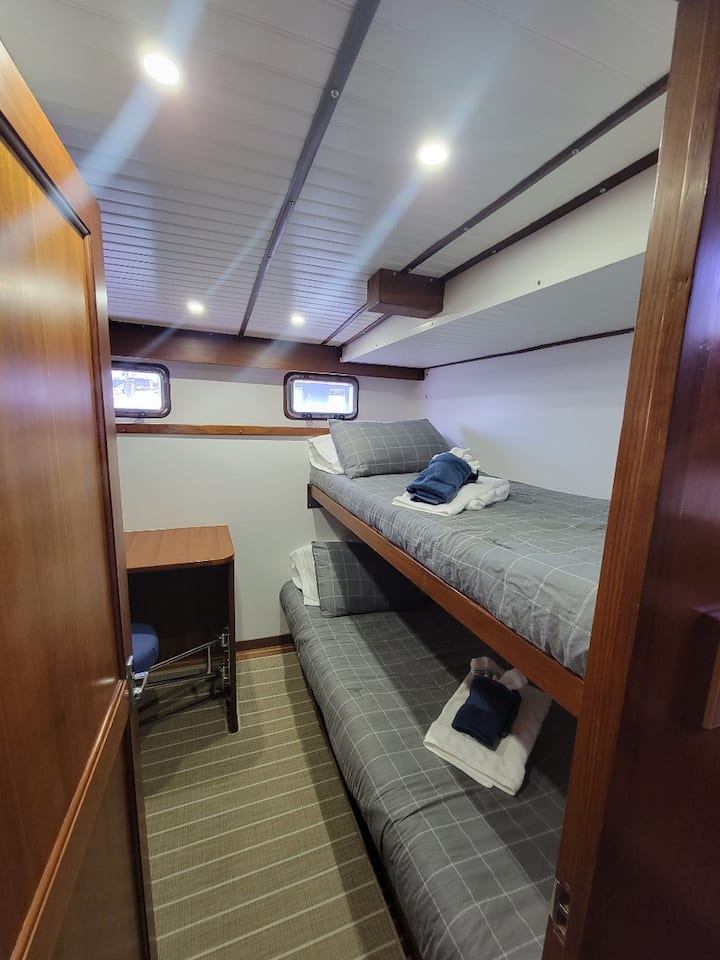Port side bunk room