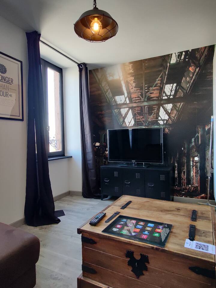 ⚙️Les Studios De Flo' : The Bel'factory 38 M² Wifi - Belfort