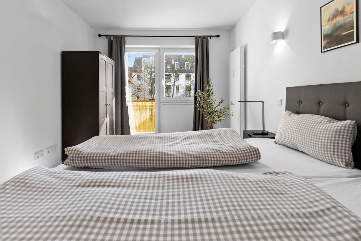 ※ Flatista Homes - Hirschgarten ※ 6 guests ※ 3 bedrooms ※