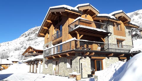 Airbnb performant: Chalet Aline, New apartment, 6-8 people. à Les Belleville