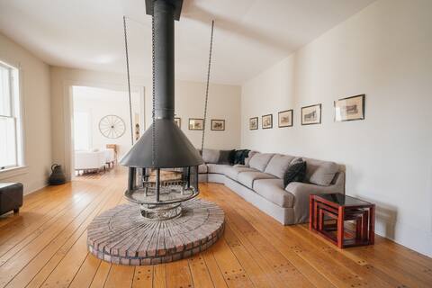 Sprawling Eclectic Farmhouse in Pastoral Bovina