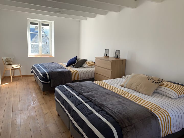 le dortoir  4 personnes 
au 1er étage