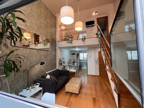 Top Airbnb: "Hygge Urbano Coruña" Loft with Parking Service en A Coruña