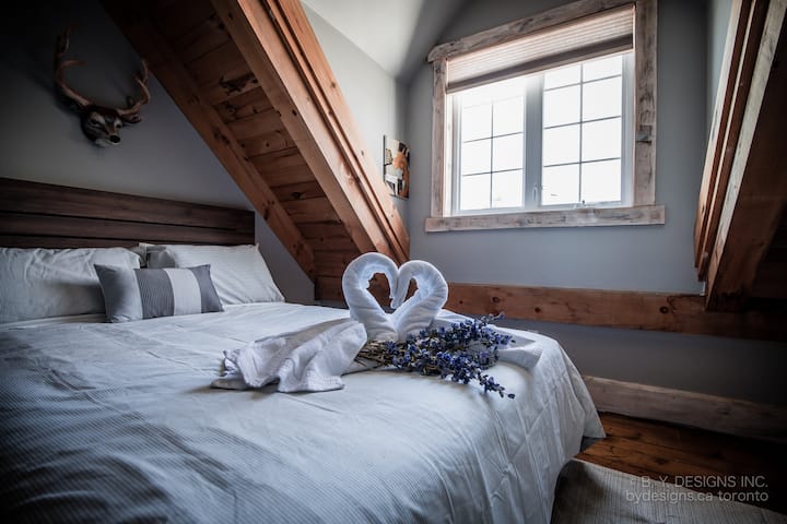 The bedroom 1  on the second floor.