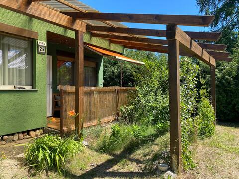 The green bungalow in Verchen am Kummerower See