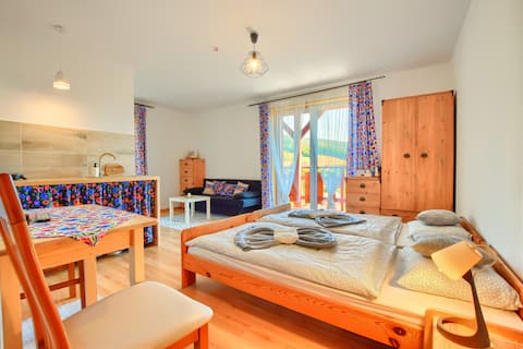 Top performing Airbnb: 2-bed apartment with extra bed in Wisła