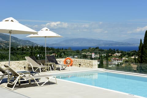 "The Corfu Cocoon"  Private villa Apt 1