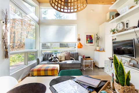 Successful Airbnb property: The Tiny ~ Not So Tiny in Saranac Lake