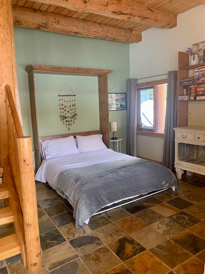 Basement area murphy bed