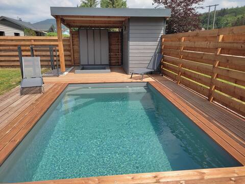 Chalet pool, Japanese bath, Gérardmer La Bresse