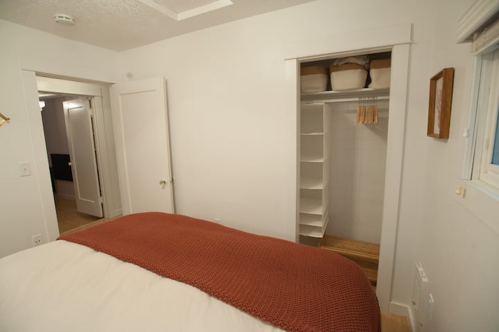 Lots of space to organize in the closets!