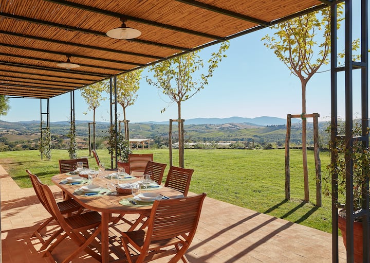 Poggio Tamantino, Villa with pool in Maremma